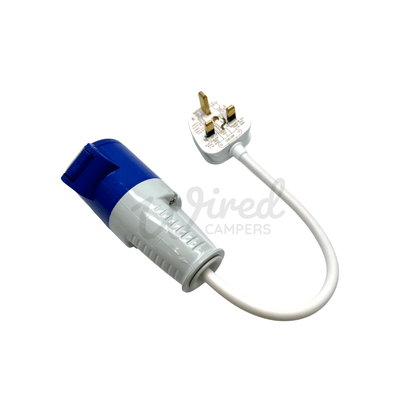 POWERPART 13A UK Plug - 16A Camper Van Mains Hook Up Adapter - Wired Campers Limited