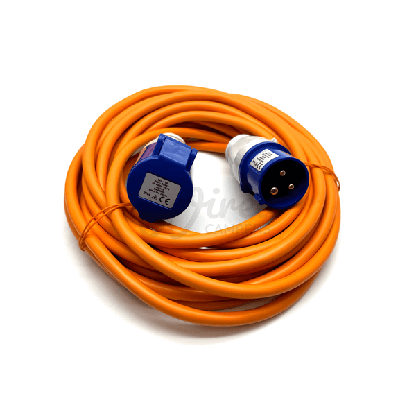 POWERPART 20M Camper Van Orange 16A Hook Up Site Lead