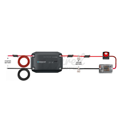 Renogy 12V 40A RBC40D1U DC-DC & 12V Fuse Box Camper Van Kit - Wired Campers Limited