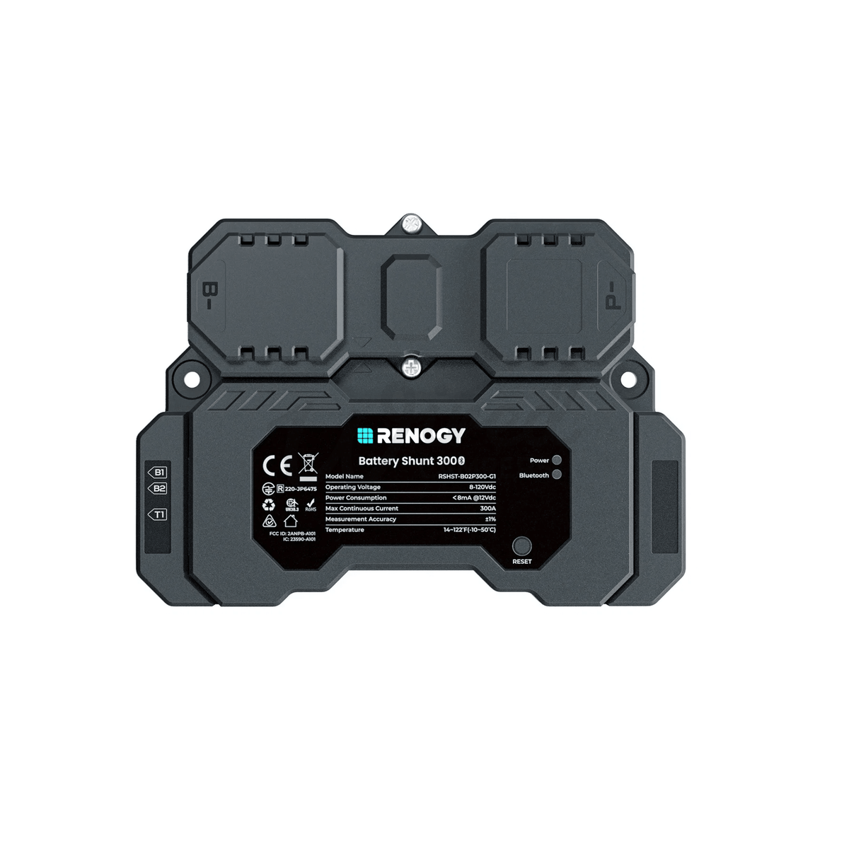 Renogy 300A Battery Monitor Shunt With Bluetooth - Wired Campers Limited
