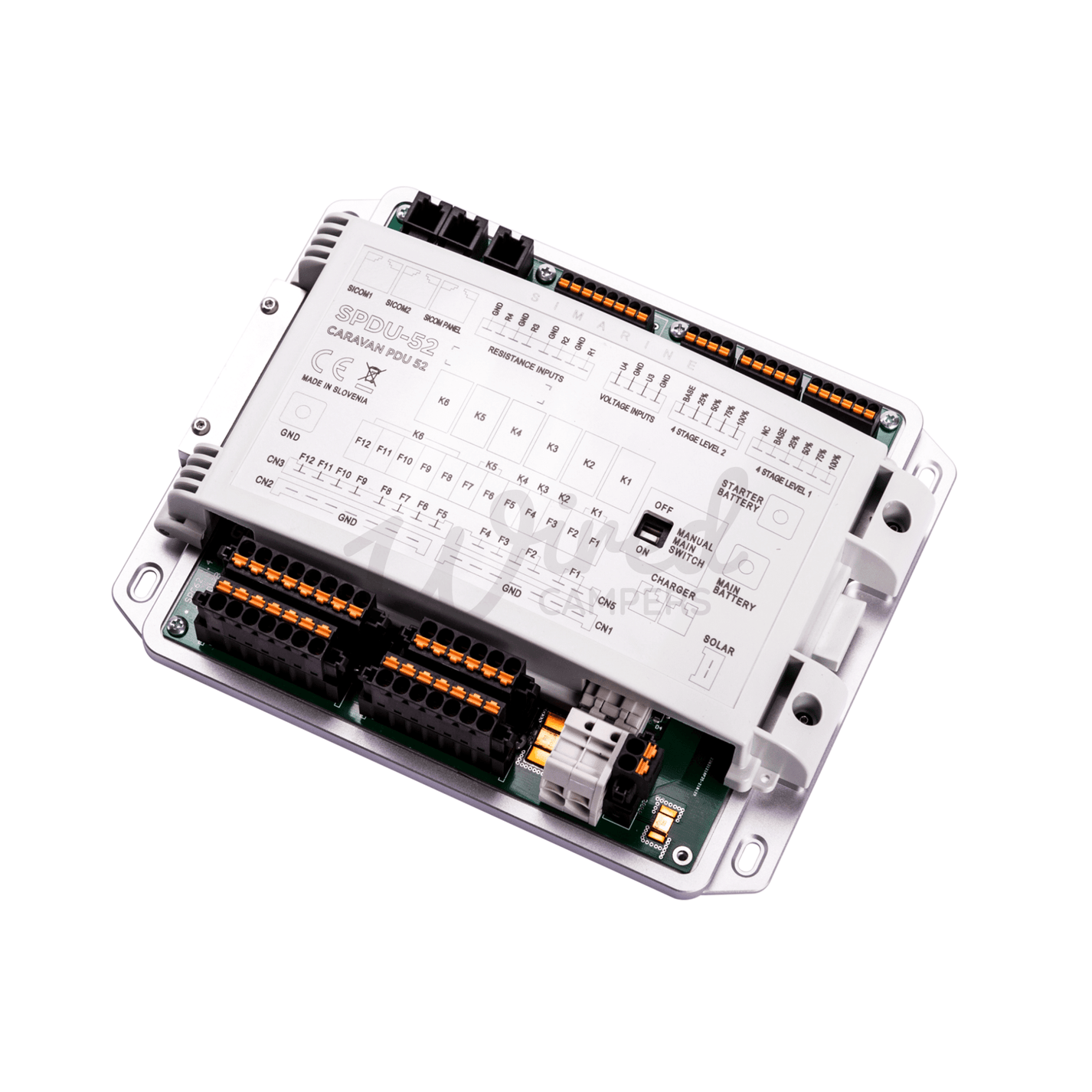 Simarine VIA Camper Van Control Panel & Monitor With 12V PDU
