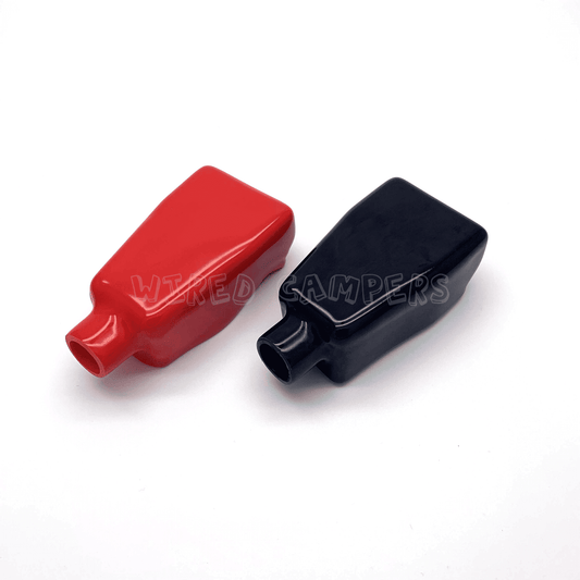 Starter & Leisure Battery PVC Terminal Covers - Wired Campers Limited