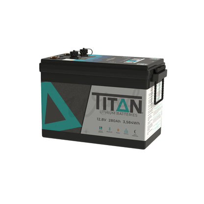 TITAN 12V 280AH (3584WH) Heated Lithium LiFePO4 Leisure Battery W/Bluetooth - Wired Campers Limited