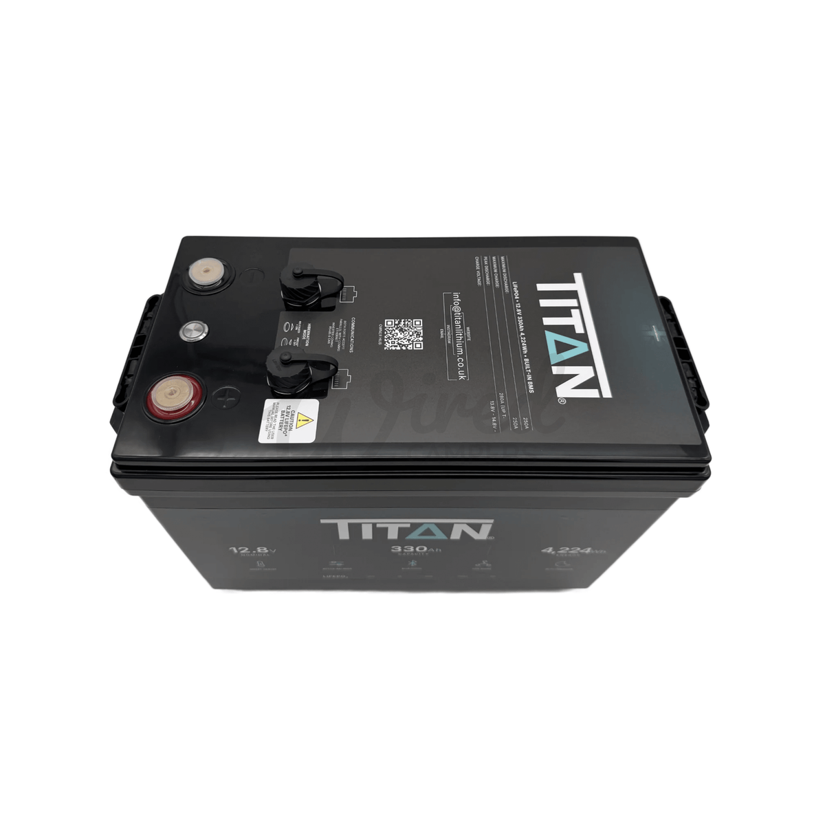 TITAN 12V 330Ah Heated Lithium LiFePO4 Leisure Battery With Bluetooth - Wired Campers Limited