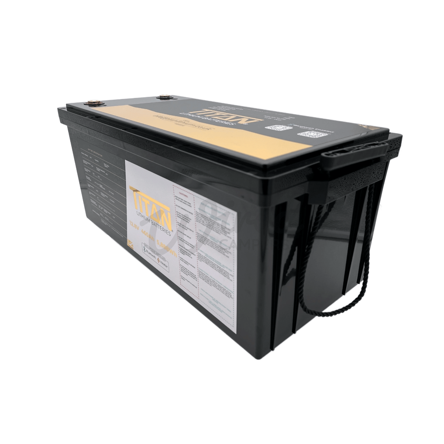 TITAN 12V 460AH (5888WH) Heated Lithium LiFePO4 Leisure Battery W/Bluetooth - Wired Campers Limited