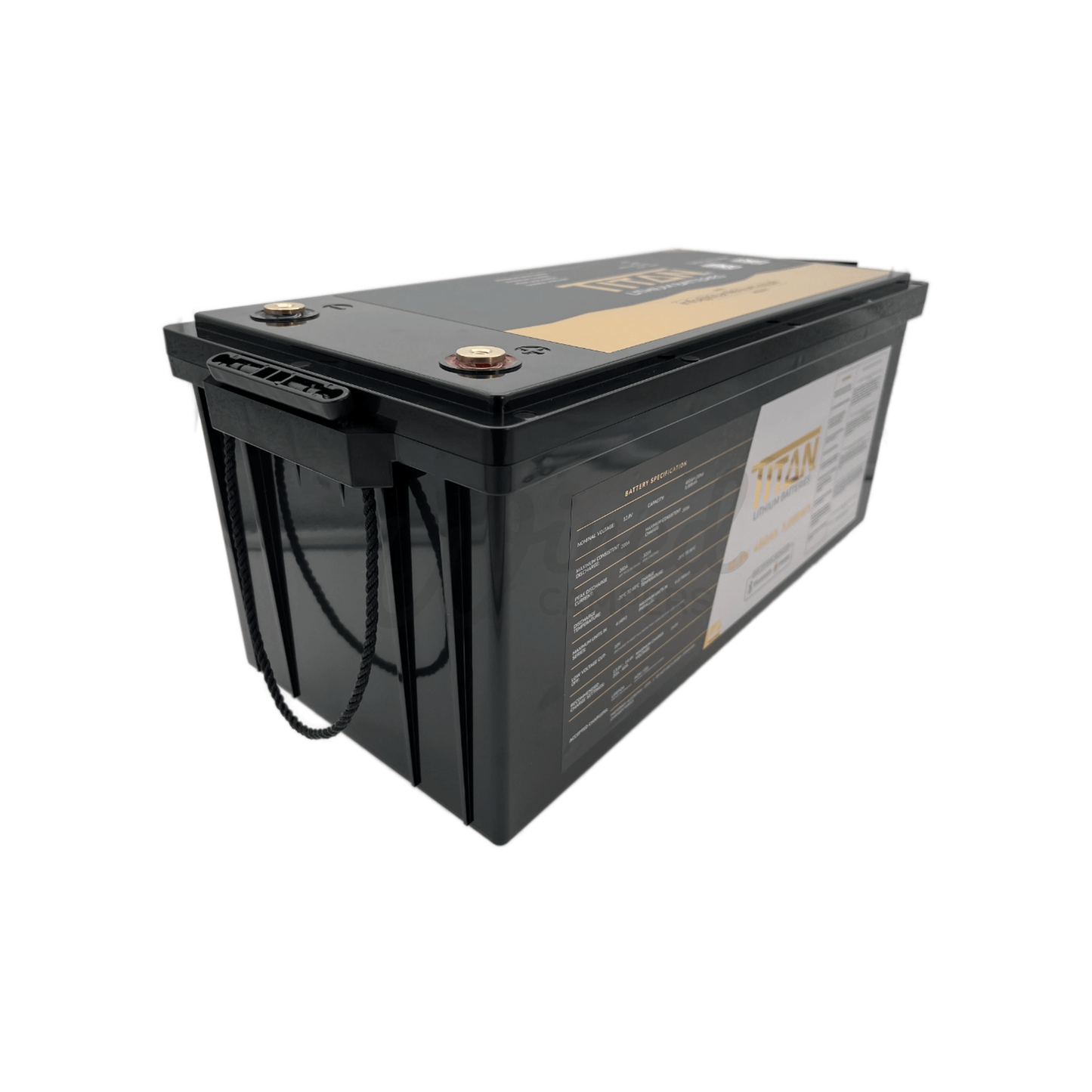 TITAN 12V 460AH (5888WH) Heated Lithium LiFePO4 Leisure Battery W/Bluetooth - Wired Campers Limited