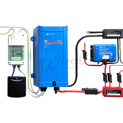 Victron Energy 1600VA Mains Off Grid Kit With 30A Orion & 75/10 SmartSolar - Multiplus 12/1600/70 - Wired Campers Limited