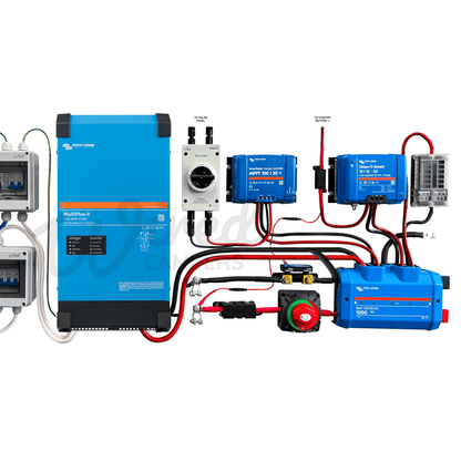 Victron Energy 3000VA Off Grid Mains Kit With Orion & SmartSolar - Multiplus - II 12/3000/120 - Wired Campers Limited