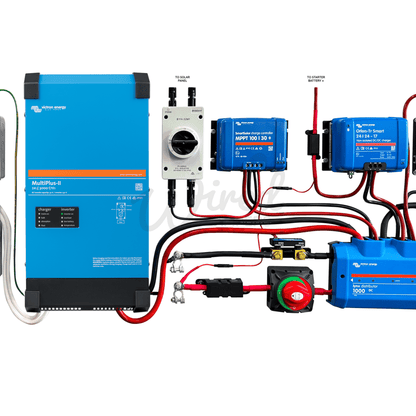 Victron Energy 3000VA Off Grid Mains Kit With Orion & SmartSolar - Multiplus - II 24/3000/70 - Wired Campers Limited