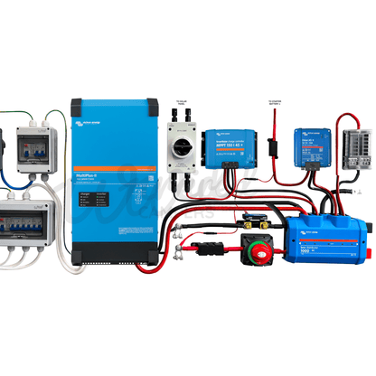Victron Energy 3000VA Off Grid Mains Kit With Orion XS & SmartSolar - Multiplus - II 12/3000/120 - Wired Campers Limited
