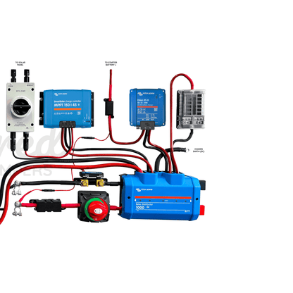 Victron Energy 3000VA Off Grid Mains Kit With Orion XS & SmartSolar - Multiplus - II 12/3000/120 - Wired Campers Limited