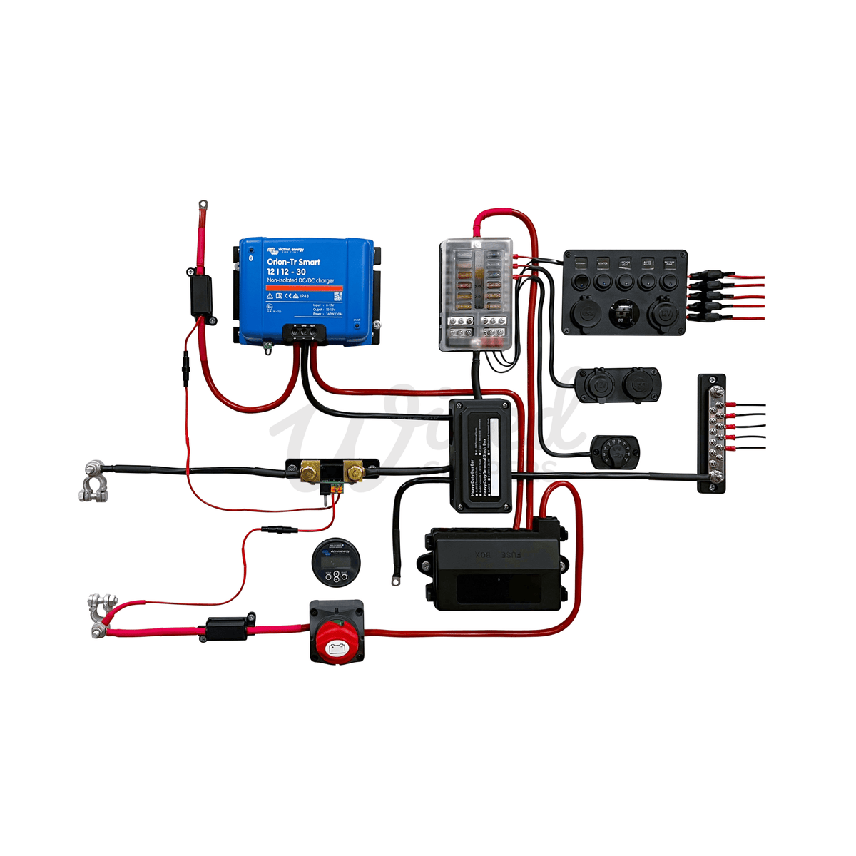 Off Grid 12v Router Victron Energy 30A DC/DC 12V Off Grid Camper Van Kit