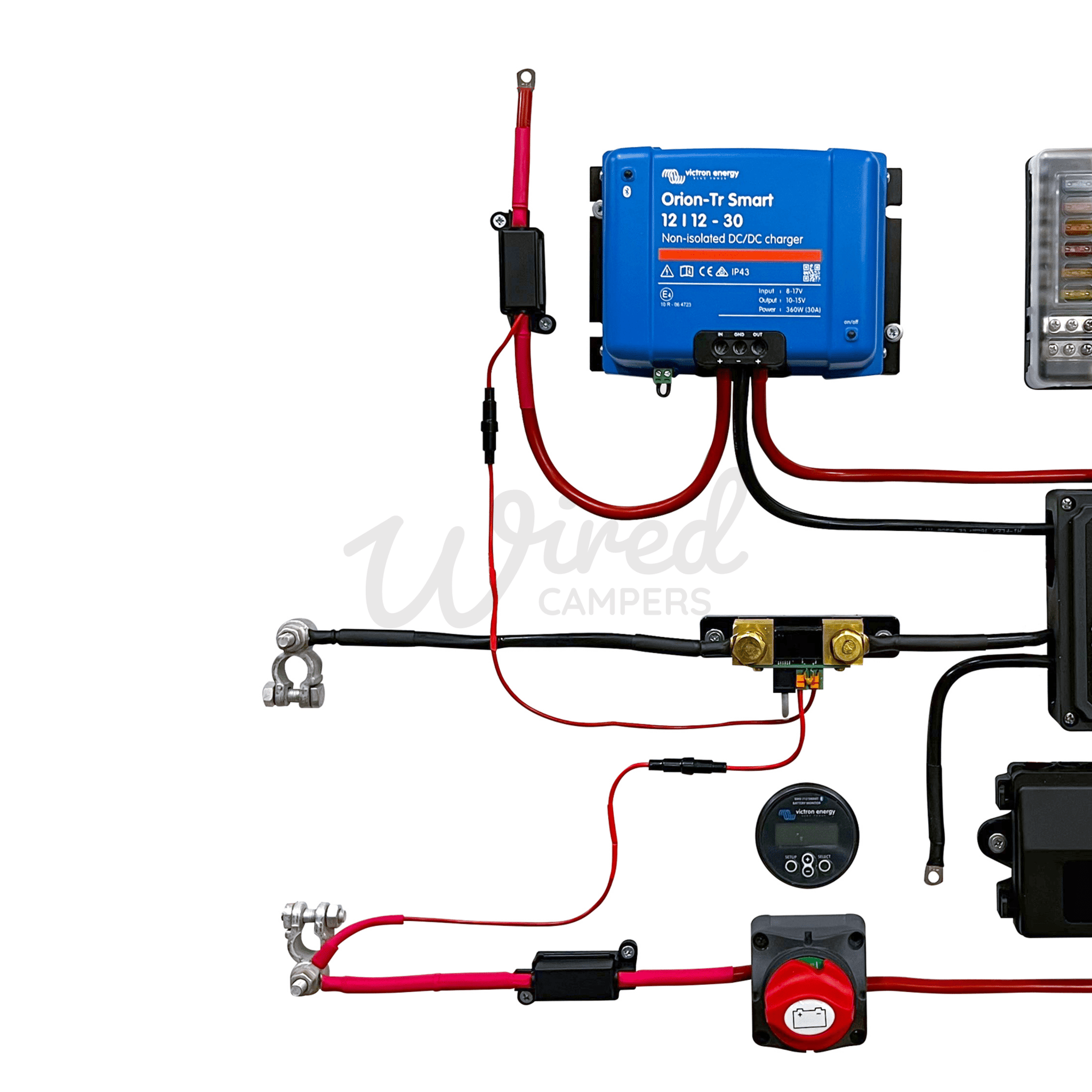 Victron Energy 30A DC/DC 12V Off Grid Camper Van Kit