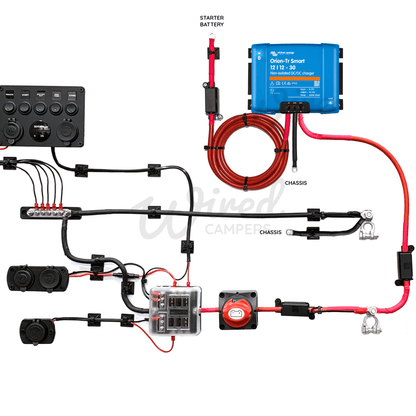 Victron Energy 30A Orion DC/DC & 12V Accessory Camper Van Kit - Wired Campers Limited