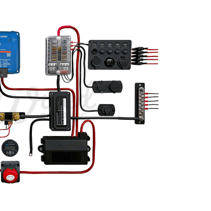 Victron Energy Orion XS 50A DC/DC & Pre - Wired 240V Mains Camper Van Kit - Wired Campers Limited