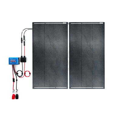 Victron Energy SmartSolar 100/30 MPPT & 300W Semi Flexible Solar Panel Camper Van Kit - Wired Campers Limited