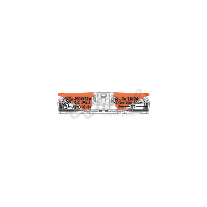 WAGO 221 - 2411 Inline Splicing Lever Cable Connector - 0.2 mm² To 4 mm² - Single - Wired Campers Limited