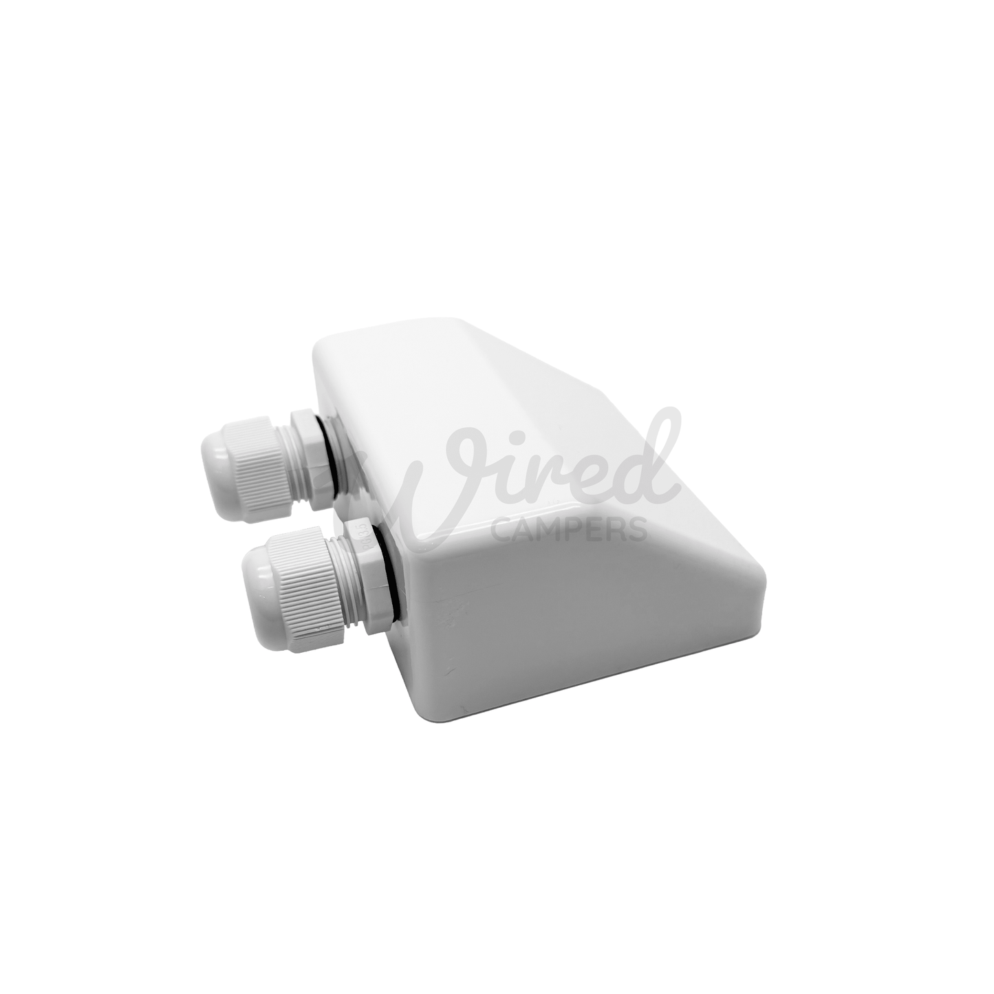 White ABS Roof Mounted Solar Cable Entry Gland Box - 6mm2 - 12mm2 - Wired Campers Limited