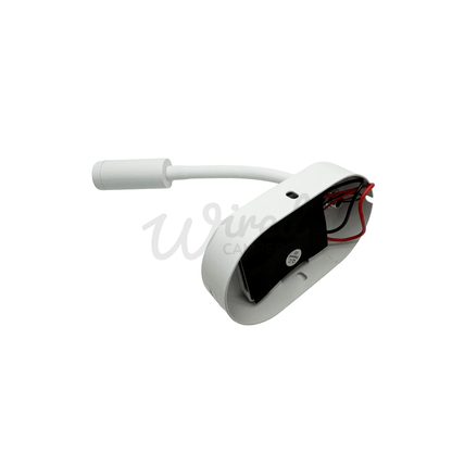 White Flexible Arm Soft Touch LED Spotlight With USB A & C Charging Port & Dimmer - Wired Campers Limited