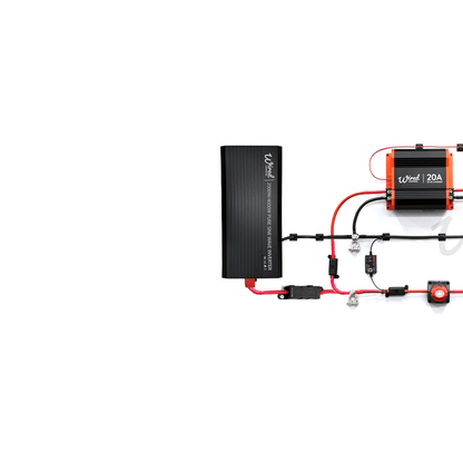 Wired Campers 12V DC Charging & Distribution 2000W Inverter Camper Van Kit - Wired Campers Limited