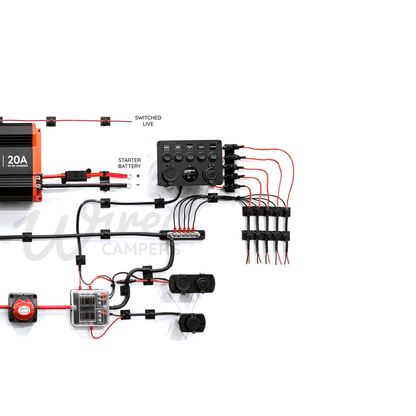 Wired Campers 12V DC Charging & Distribution 3000W Inverter Camper Van Kit - Wired Campers Limited