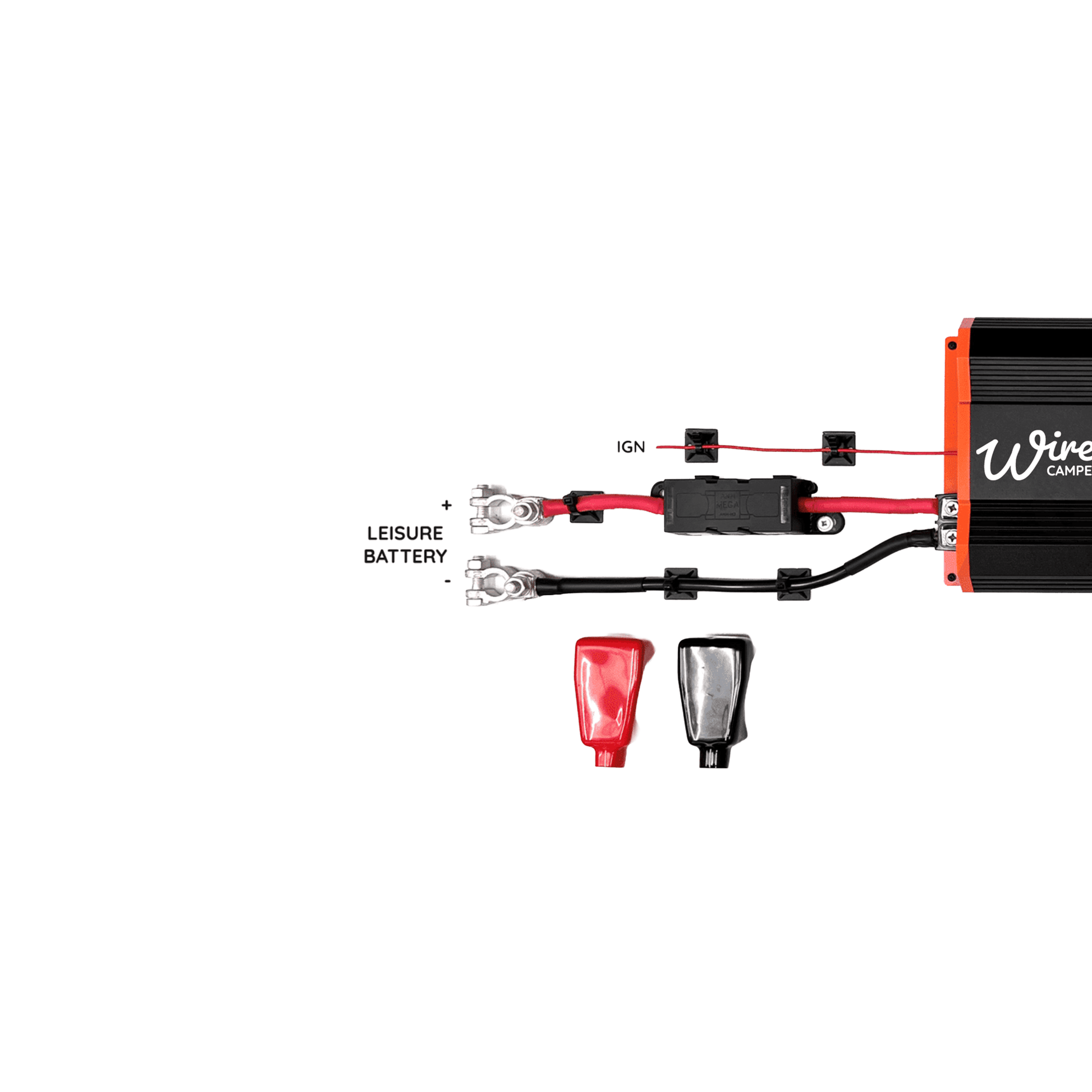 Wired Campers 1M/3M/5M DC-DC 30A/60A Battery To Battery Charging Kit - Wired Campers Limited
