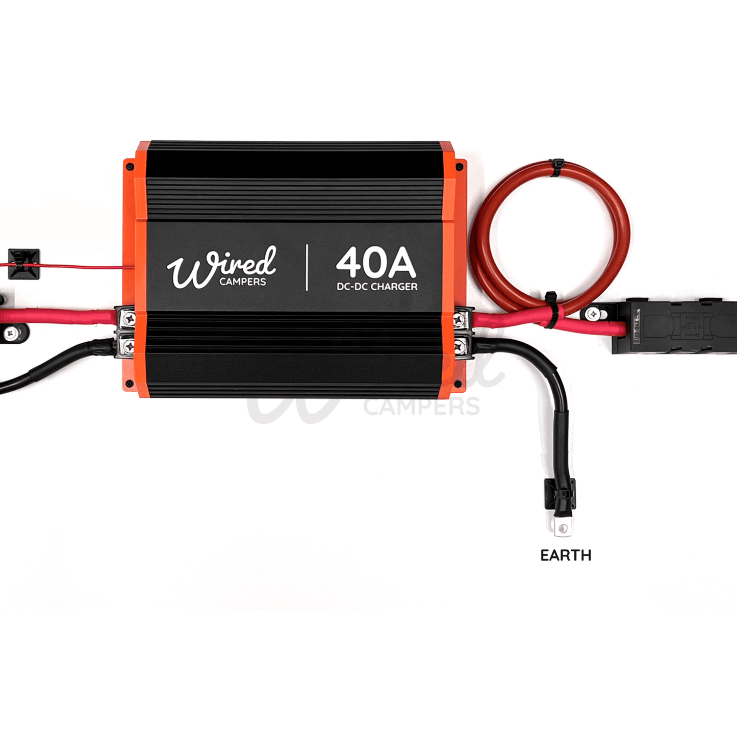 Wired Campers 1M/3M/5M DC - DC B2B 40A Battery To Battery Split Charge Kit - Standard & Smart Alternator - Wired Campers Limited