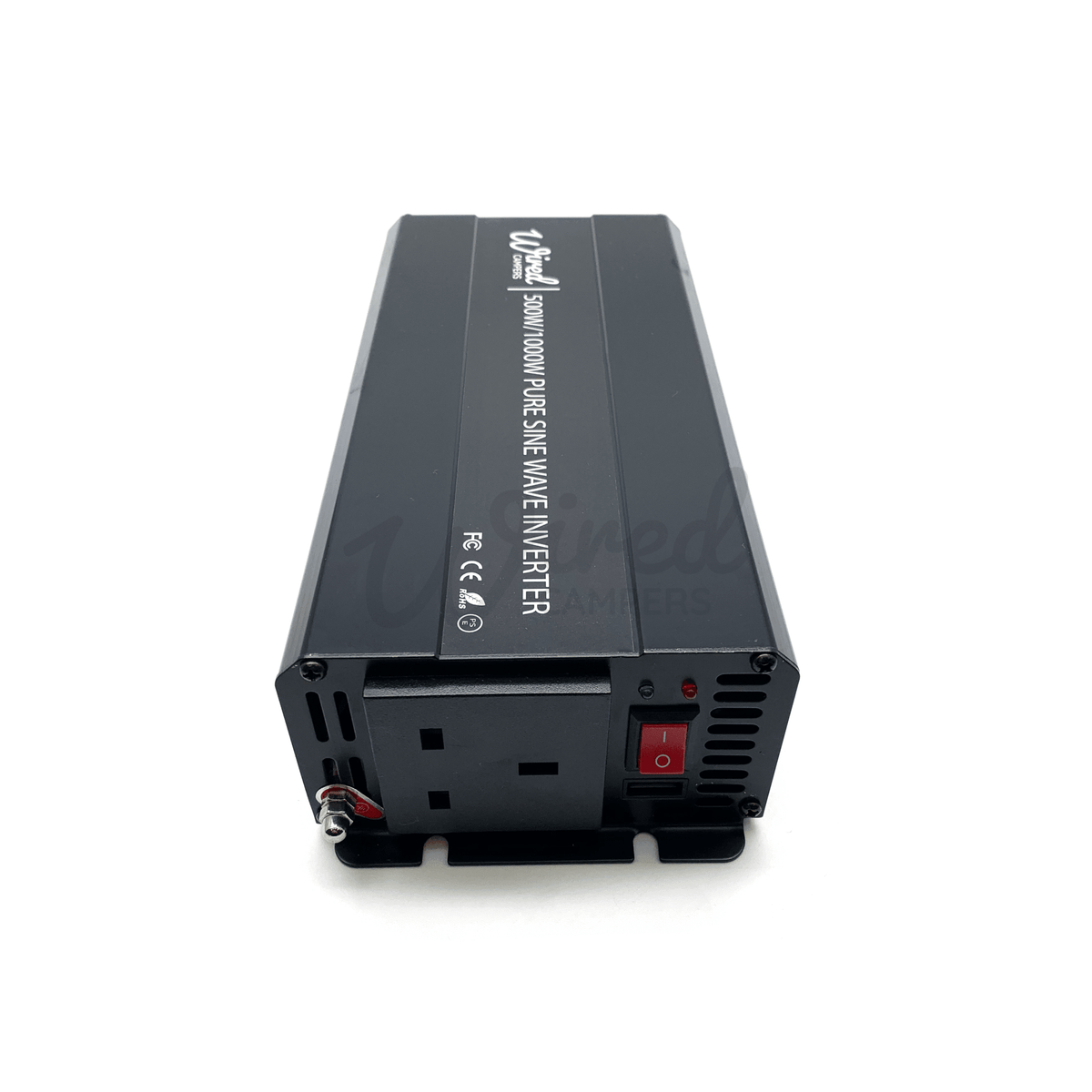 Wired Campers 500W Pure Sine Wave Mains Inverter - UK Socket - 12V/230V 50HZ - Wired Campers Limited