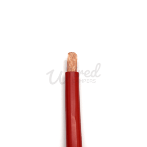 Wired Campers Limited 10M - 10mm2 70A Hi-Flex Battery/Welding/Inverter Flexible Cable - Red Positive