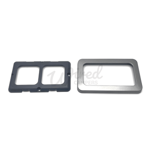 Wired Campers Limited C Line Two Module Gunmetal Grey Plastic Inner & Outer Trim Frame