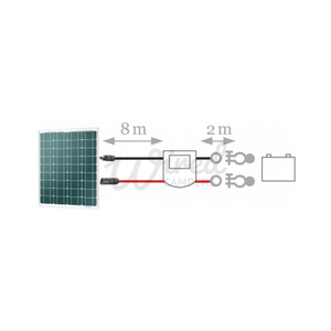 Wired Campers Limited UNITECK 150W Complete Solar Panel Kit With MPPT Controller & Cable Set