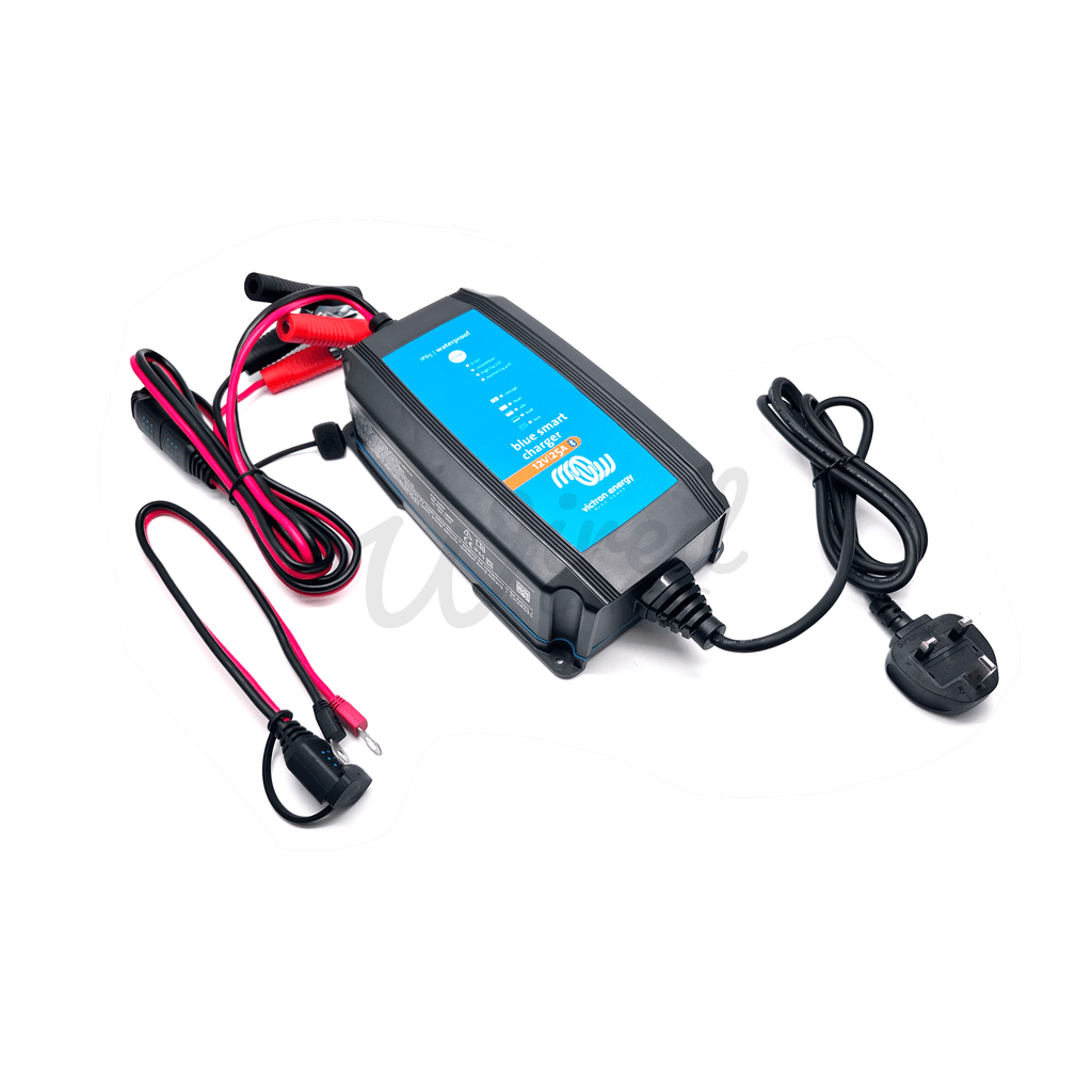 Wired Campers Limited Victron 12V 25A Blue Smart IP65 Battery Charger 12/25 230V With Bluetooth