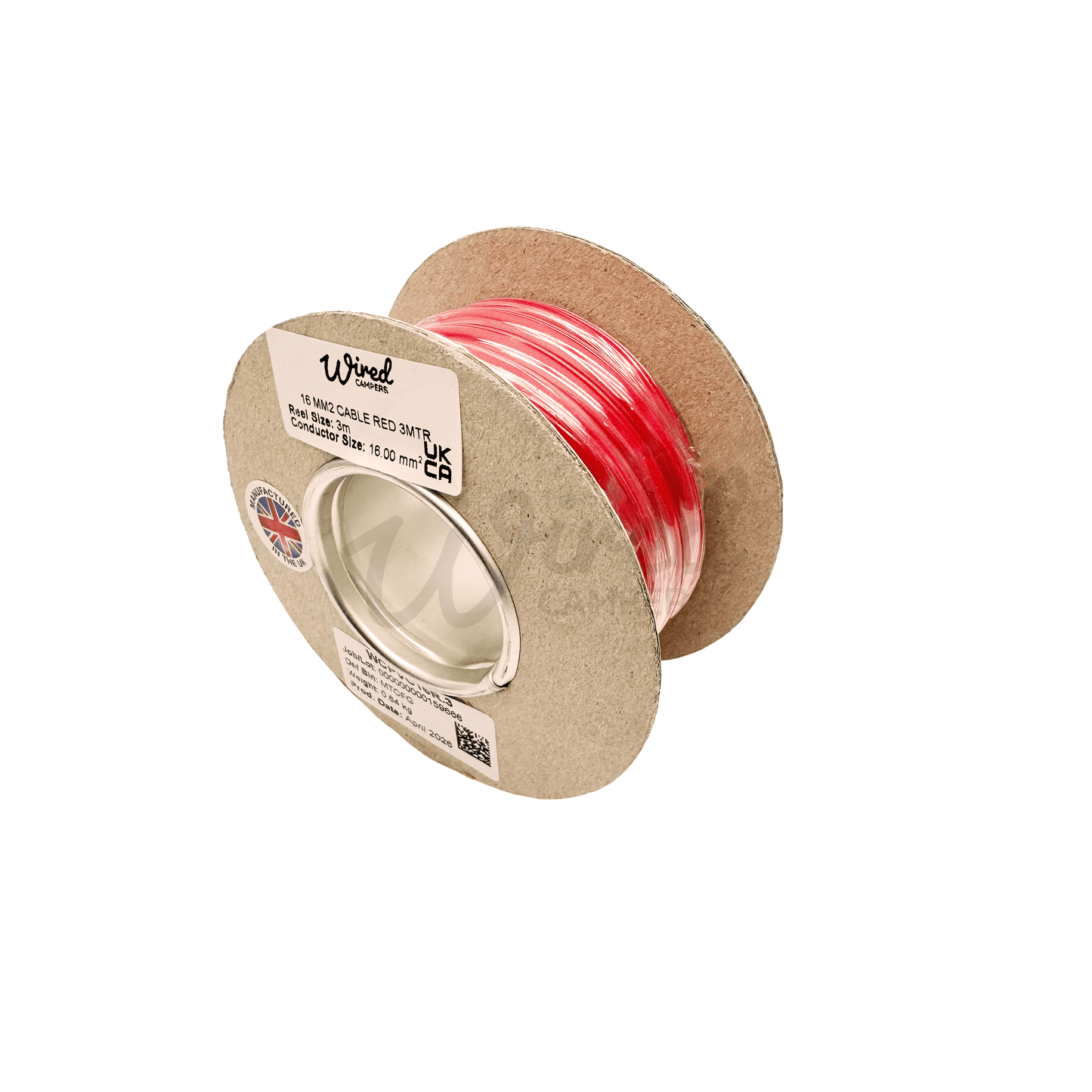 Wired Campers Pro Core Flex 16mm² 110A Flexible Battery Cable - Red Positive - 1M/3M/5M/10M - Wired Campers Limited