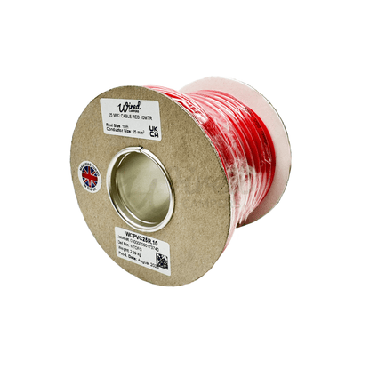 Wired Campers Pro Core Flex 25mm² 170A Flexible Battery Cable - Red Positive- 1M/3M/5M/10M - Wired Campers Limited
