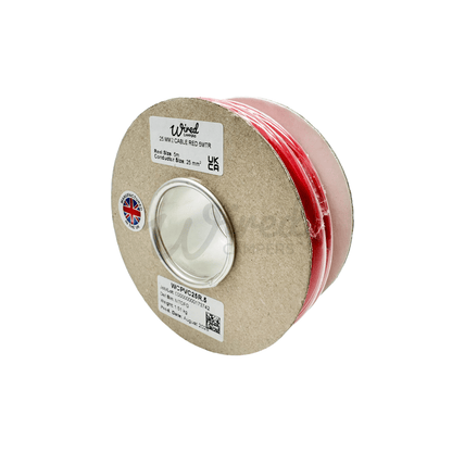 Wired Campers Pro Core Flex 25mm² 170A Flexible Battery Cable - Red Positive- 1M/3M/5M/10M - Wired Campers Limited