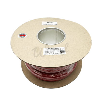 Wired Campers Pro Core Flex 50mm² 345A Flexible Battery Cable - Red Positive- 1M/3M/5M/10M - Wired Campers Limited