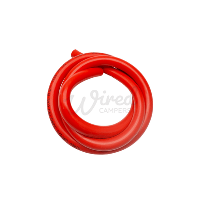Wired Campers Pro Core Flex 50mm² 345A Flexible Battery Cable - Red Positive- 1M/3M/5M/10M - Wired Campers Limited