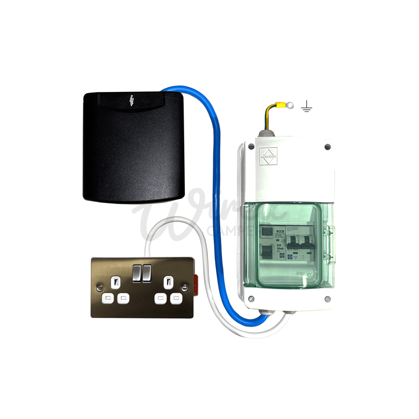 Wired Campers Starter Camper Electrical System - Victron 18A DC - DC & Pre - Wired 240V Mains - Wired Campers Limited