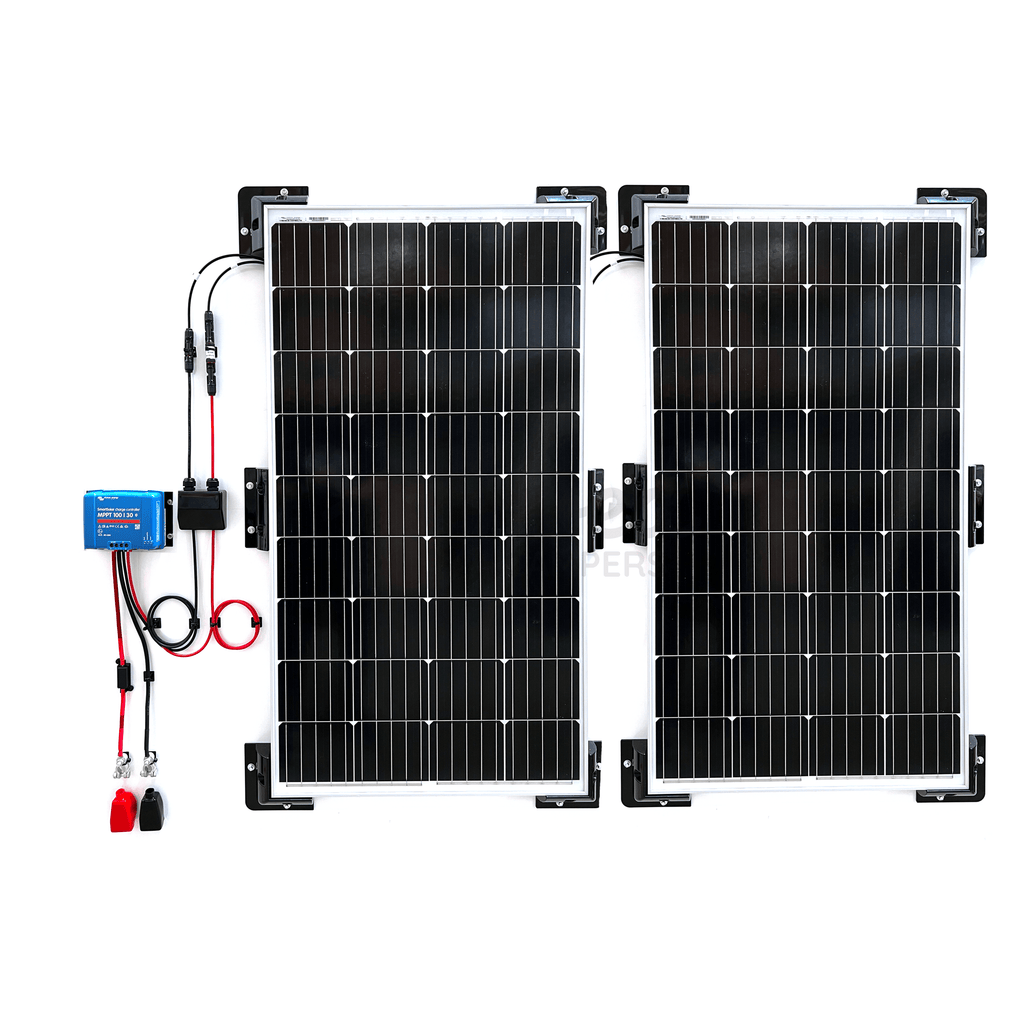 Wired Campers Victron Energy SmartSolar 100/30 MPPT & 280W BlueSolar Mono Solar Panel Camper Van Kit