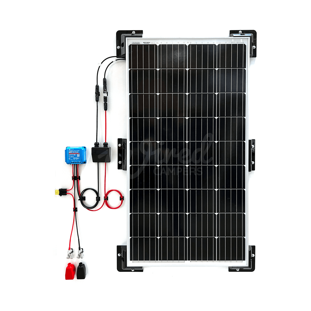 Wired Campers Victron Energy SmartSolar 75/15 MPPT & 140W BlueSolar Mono Solar Panel Camper Van Kit