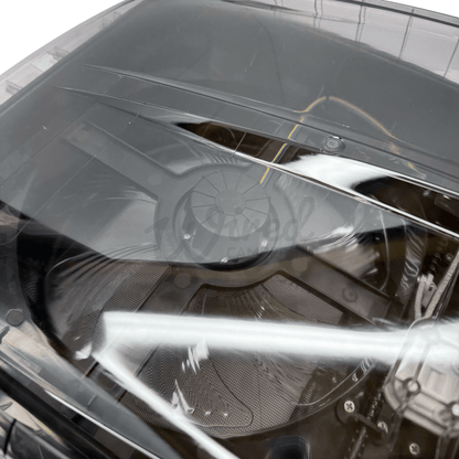 Zephyr Black Automatic Roof Fan Vent With Blind & Lighting - Smoke/Tinted Lid - Wired Campers Limited