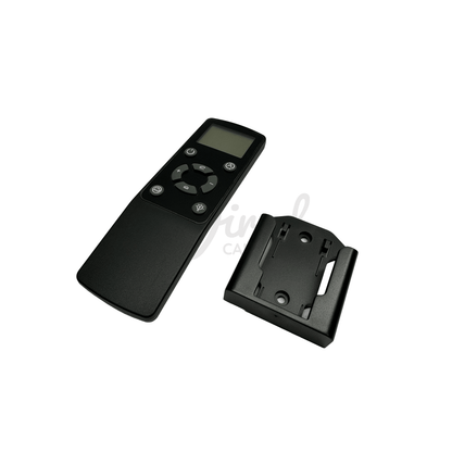 Zephyr Black Automatic Roof Fan Vent With Blind & Lighting - Smoke/Tinted Lid - Wired Campers Limited