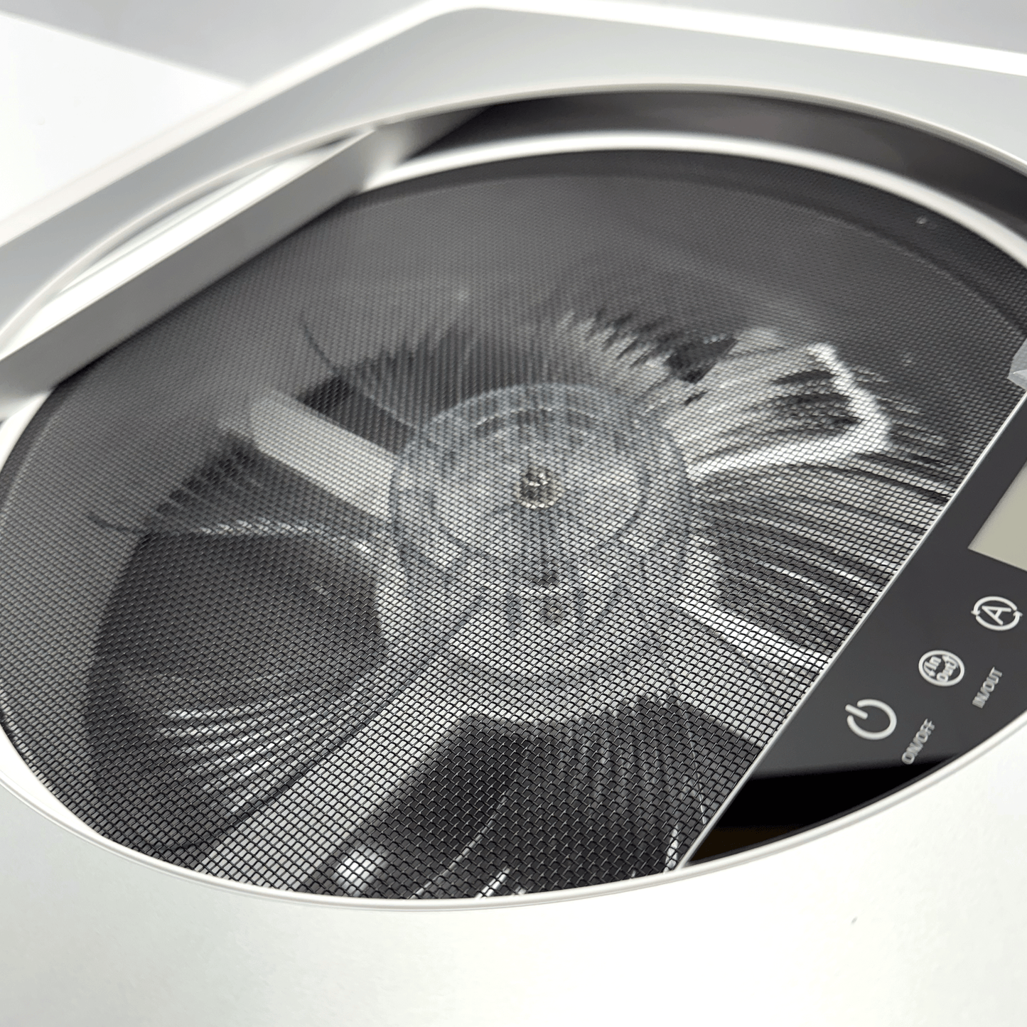 Zephyr White Automatic Roof Fan Vent With Blind & Lighting - Clear/Tinted Lid - Wired Campers Limited