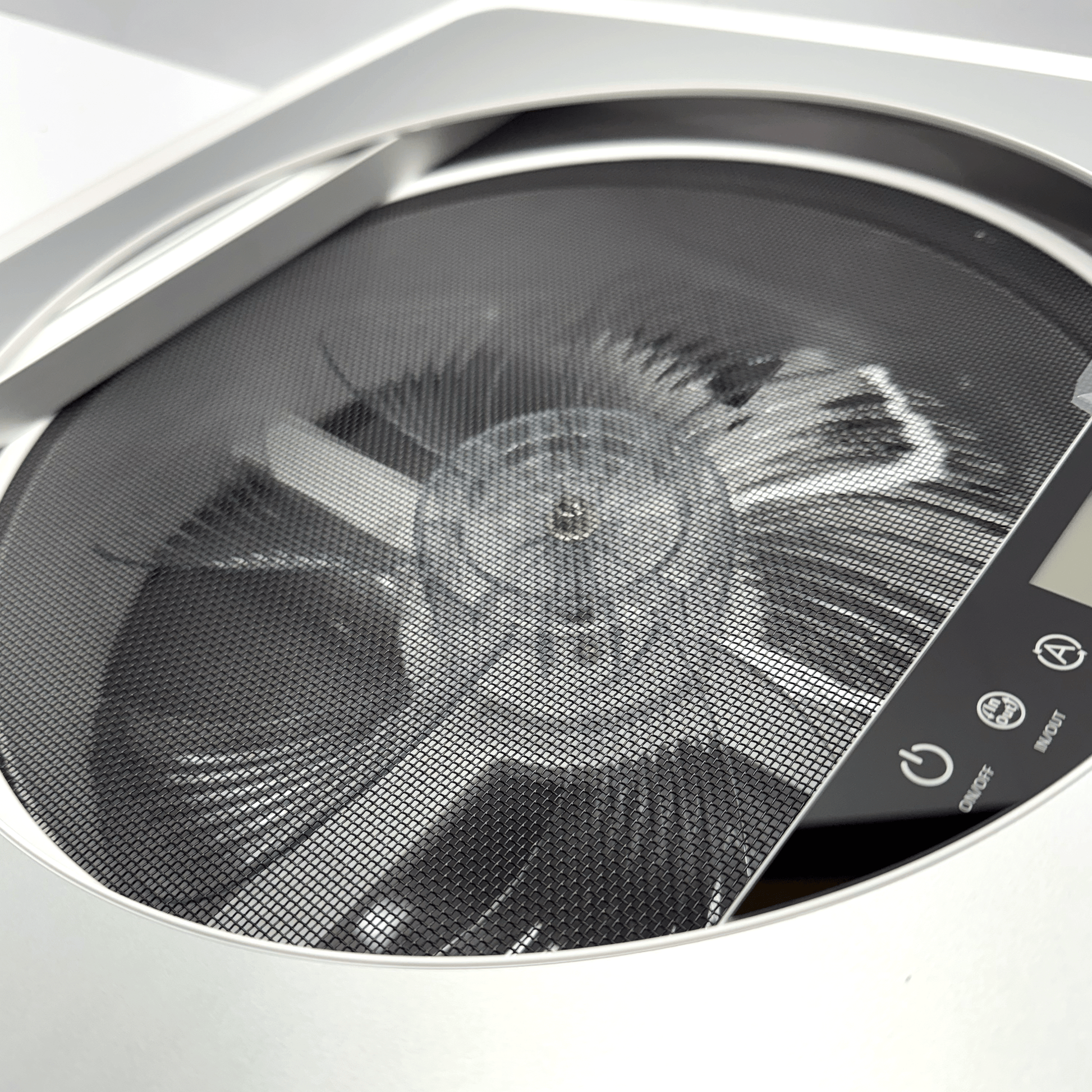 Zephyr White Automatic Roof Fan Vent With Blind & Lighting - Clear/Tinted Lid - Wired Campers Limited