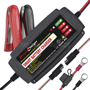 Wired Campers Battery Chargers 12V 5A 7 Stage Smart Intelligent Leisure Battery Charger & Maintainer