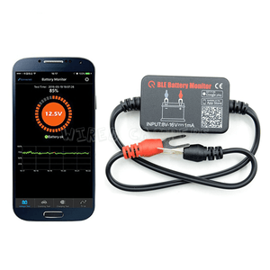 Wired Campers 12V Accessories Bluetooth 4.0 Mobile App 12V Battery Volt Meter Monitor / Tester