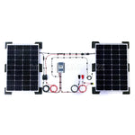 Load image into Gallery viewer, Wired Campers Solar Complete 260W Dual Solar Panel MPPT Camper Van Kit
