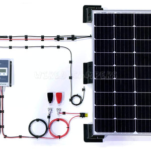 Wired Campers Solar Complete 260W Dual Solar Panel MPPT Camper Van Kit