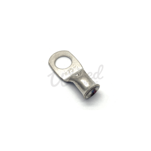 Wired Campers Limited 10 Pack - Copper Tube Crimp Terminal Lugs 25mm2 Cable Entry - 10mm Hole