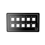 Load image into Gallery viewer, Wired Campers Limited 12V 10 Way Camper Van Light Up Membrane Touch Panel &amp; Control Box
